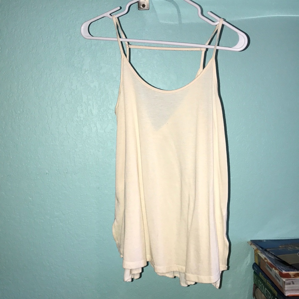 Cream colored tank top